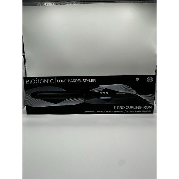 Bio Ionic 1" Curling Iron - Black (Z-FGTST-CL-1.0)